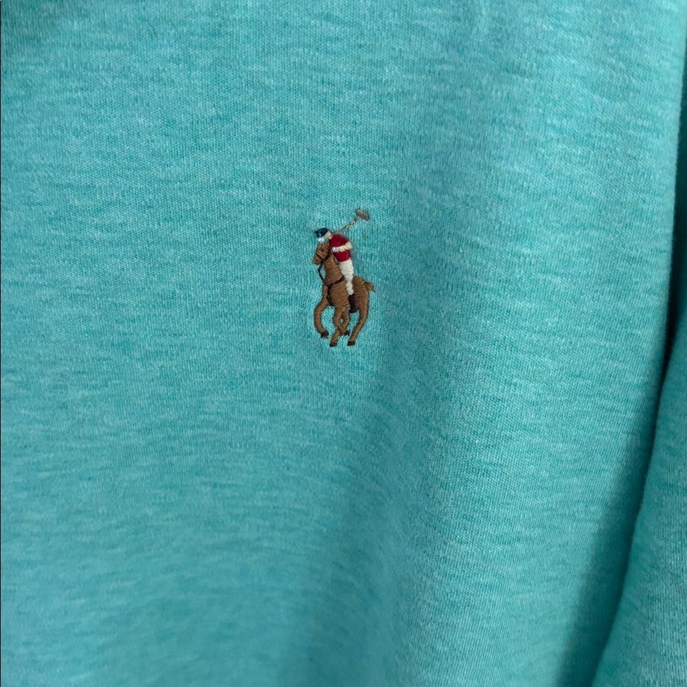 Polo By Ralph Lauren Men's Aqua Polo Shirt - image 2